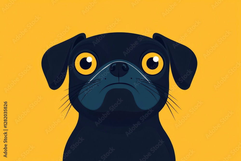 chilguy dog cute vector stule minimalism