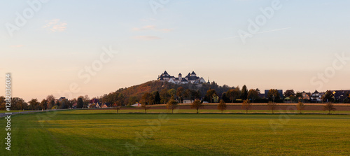 Obraz na płótnie View of Augustusburg Hunting Lodge on the northern edge of the Ore Mountains, Germany w salonie
