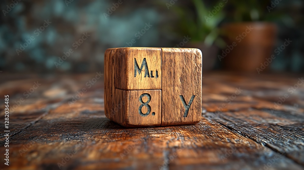 Wooden Block with Wooden Block with