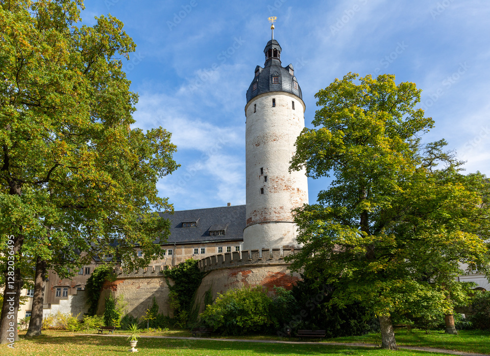 The Hausmannsturm tower of the Altenburg Castle, Germany
