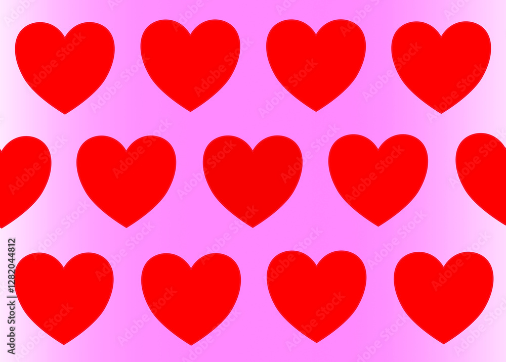 pattern, background and hearts, Valentine's day holiday pattern, background and hearts, Valentine's day holiday