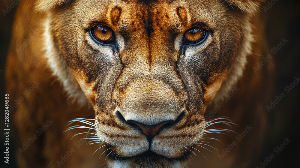 Close up portrait of a lioness in the african savanna during a safari tour. Close up portrait of a lioness in the african savanna during a safari tour.