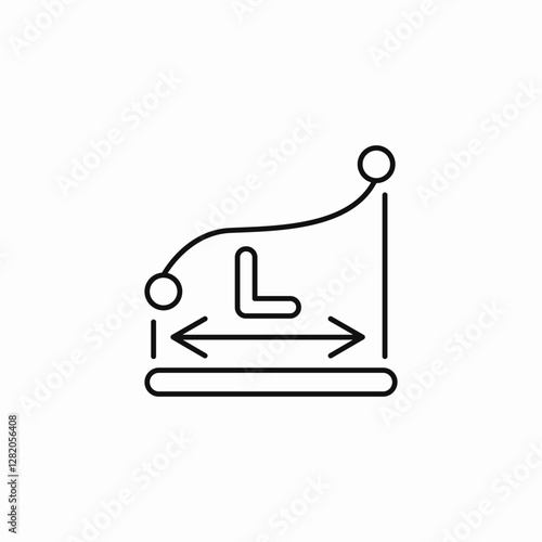 long size icon sign vector