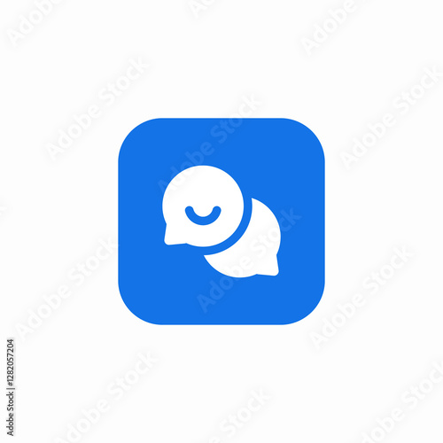 speech bubbles chat icon sign vector