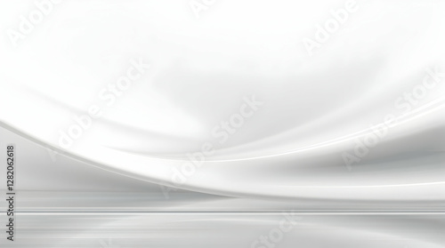 Elegant White and Gray Gradient