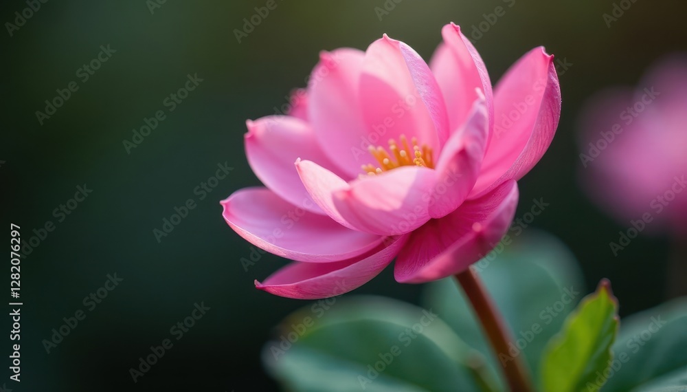 Delicate pink petals unfolding on a cyclamen flower, plant, nature, delicate Delicate pink petals unfolding on a cyclamen flower, plant, nature, delicate