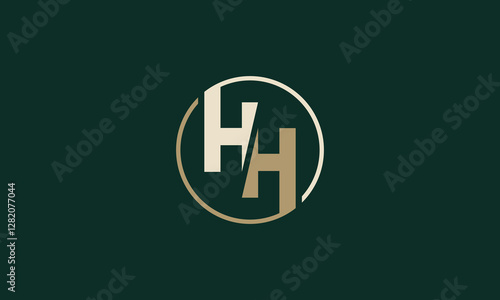 HH monogram logo design