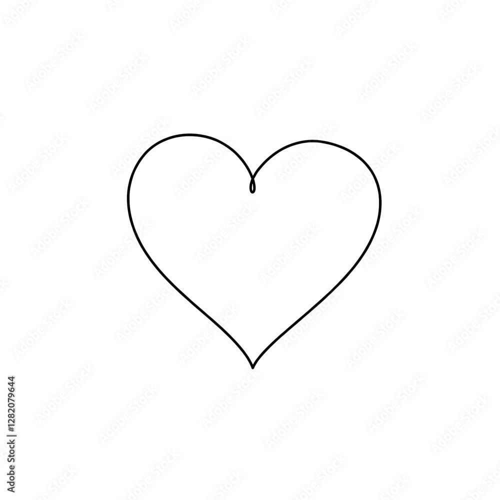 A simple hand-drawn Black heart symbol on a transparent background, perfect for Valentine's Day, love themes, and romantic designs, Mother's Day, Father's Day A simple hand-drawn Black heart symbol on a transparent background, perfect for Valentine's Day, love themes, and romantic designs, Mother's Day, Father's Day