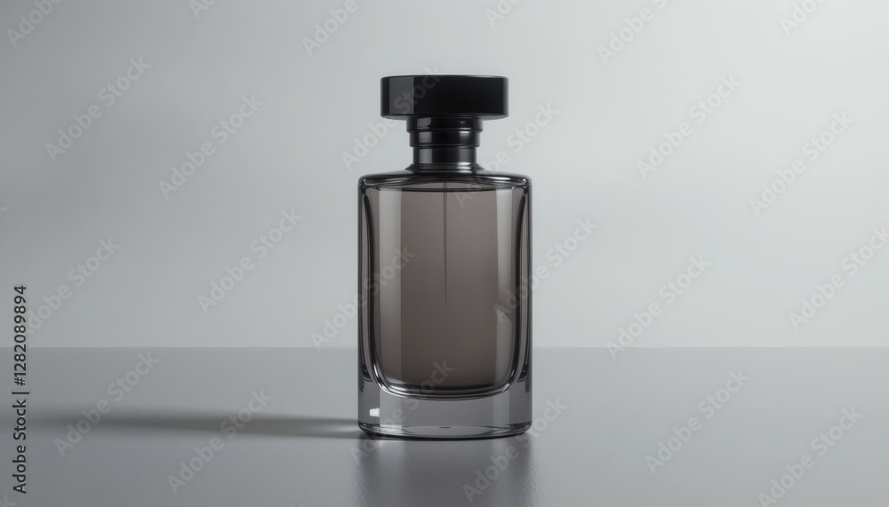Empty perfume bottle with no branding, ideal for fragrance and beauty stock image Empty perfume bottle with no branding, ideal for fragrance and beauty stock image