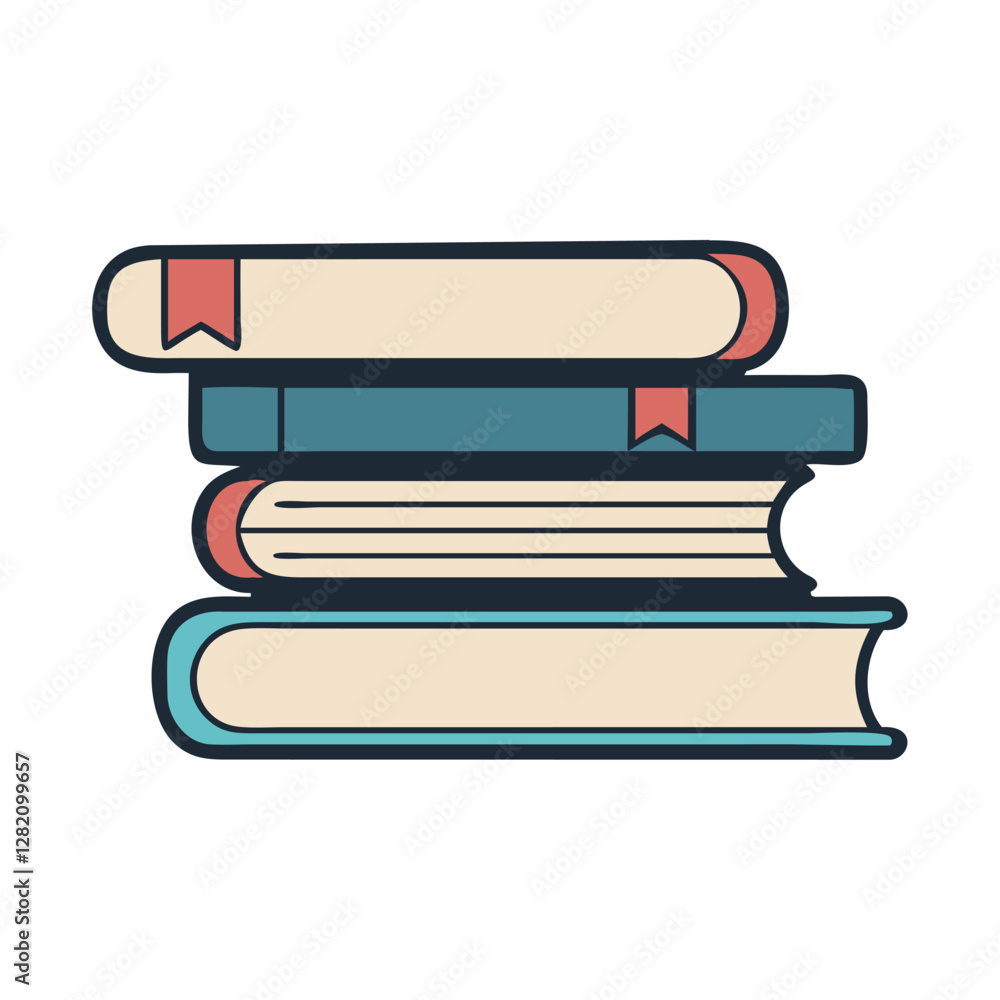 Poem Book Stack Icon Poem Book Stack Icon