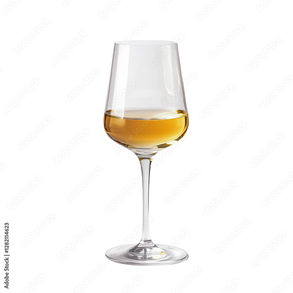 glass of white wine, isolated on transparent background glass of white wine, isolated on transparent background