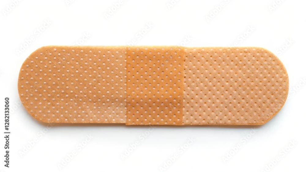 Adhesive Bandage on White Background Adhesive Bandage on White Background