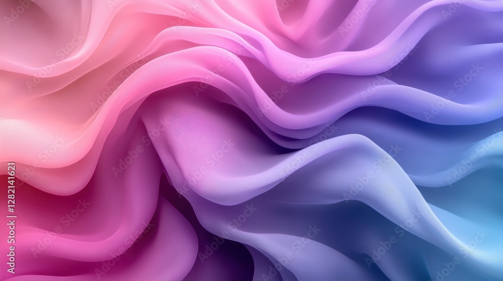 Fototapeta premium Abstract Minimalist Soft Pastel Gradient Vector Art Design