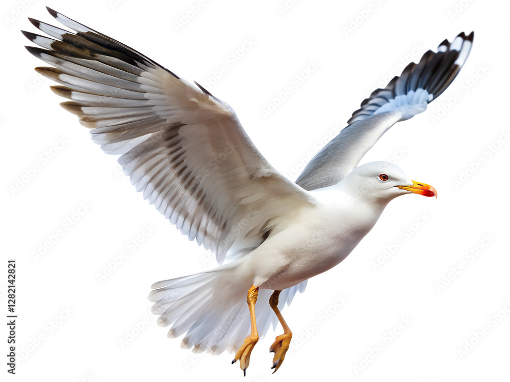 Obraz premium seagull isolated on white background