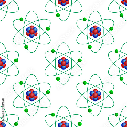 Lithium atom pattern