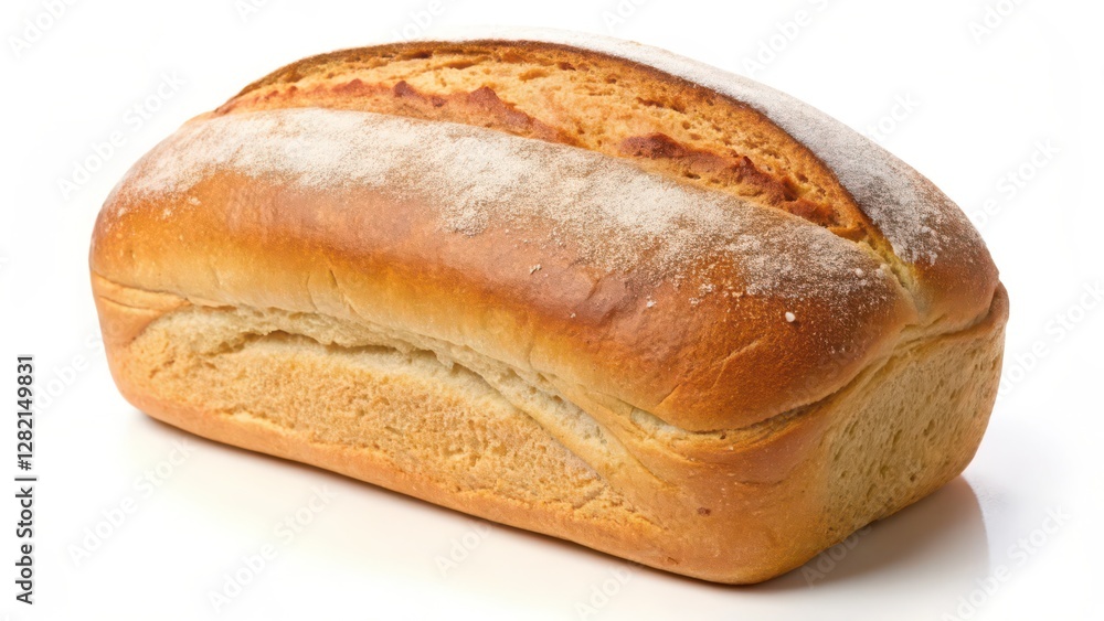 Loaf of Bread on White Background Loaf of Bread on White Background