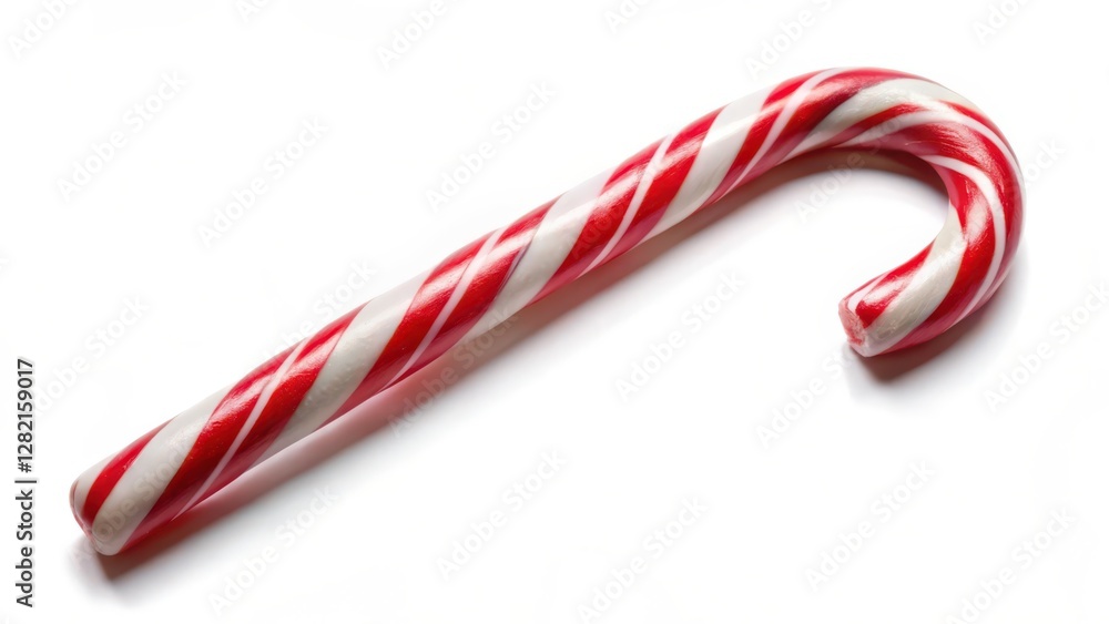 Fototapeta premium Candy Cane on White Background