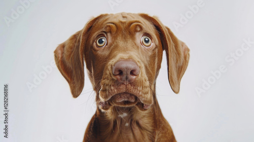 Wallpaper Mural Brown dog with big eyes and a sad expression Torontodigital.ca