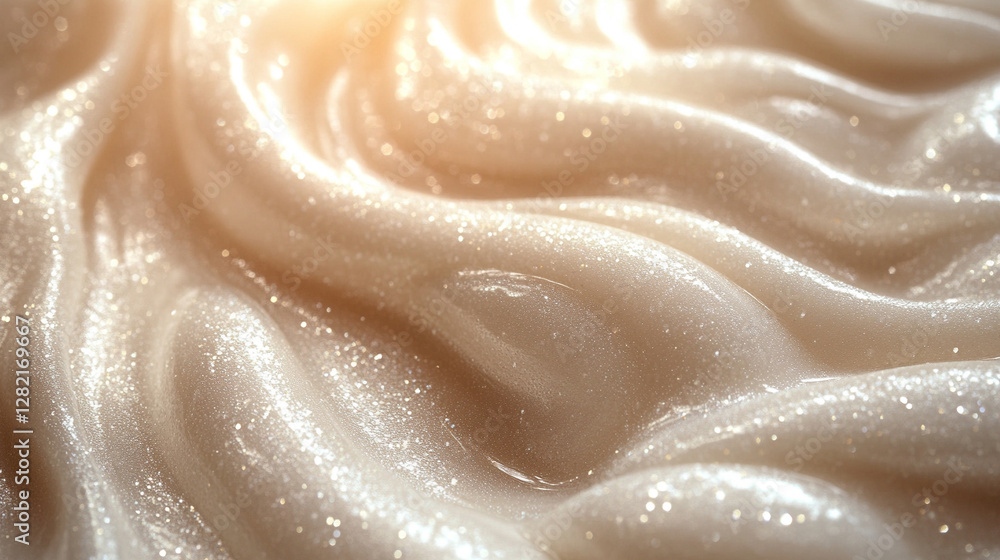 Closeup view of soft cream-colored Tencel fabric draped over table. Smooth texture, subtle light reflections, and gentle folds convey luxury, sustainability, and modern elegance.
Closeup view of soft cream-colored Tencel fabric draped over table. Smooth texture, subtle light reflections, and gentle folds convey luxury, sustainability, and modern elegance.
