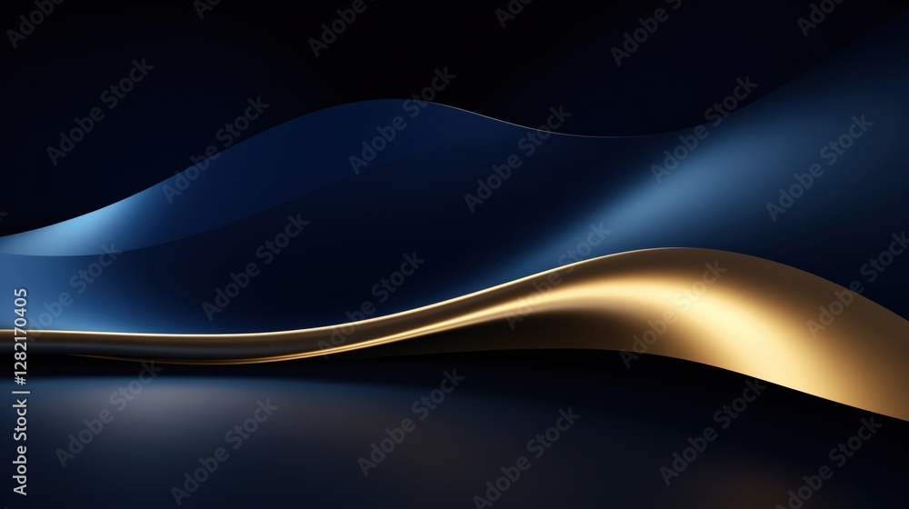 Obraz premium Abstract technology concept curve architectural space background