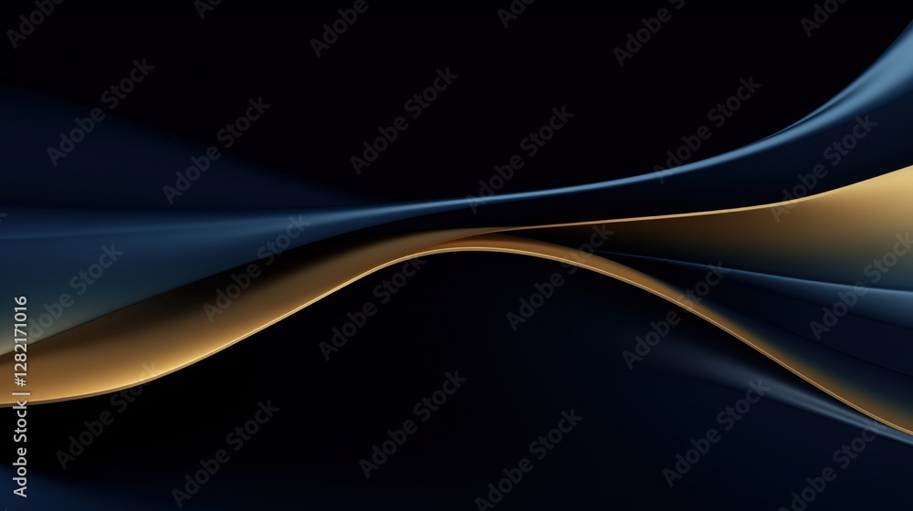 Obraz premium Abstract technology concept curve architectural space background