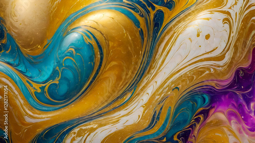 luxury marble abstract background. marble fractal texture	
