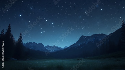 Streaking fireballs lighting up nightscape high resolution picture