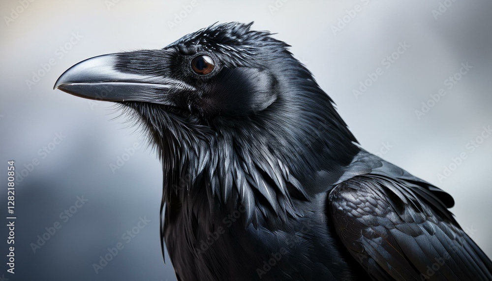 Fototapeta premium black raven