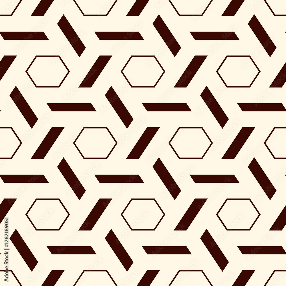 Hexagonal seamless pattern. Honeycomb surface print. Mosaic tiles. Flooring background. Wicker, weave, entwine effect geometric ornament. Modern geometrical wallpaper. Vector abstract. Hexagonal seamless pattern. Honeycomb surface print. Mosaic tiles. Flooring background. Wicker, weave, entwine effect geometric ornament. Modern geometrical wallpaper. Vector abstract.