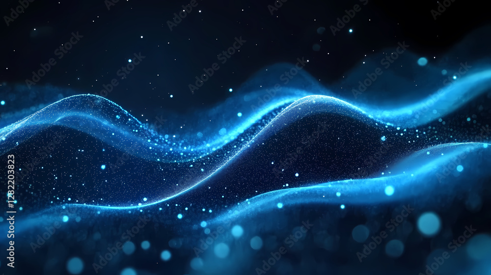 Mystical Flow: Vibrant Energy in Motion