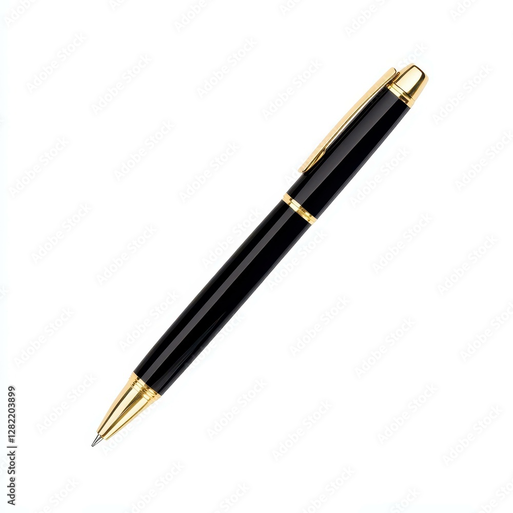 This sleek pen stands out against a white background, showcasing its sophistication and practicality for all users. This sleek pen stands out against a white background, showcasing its sophistication and practicality for all users.
