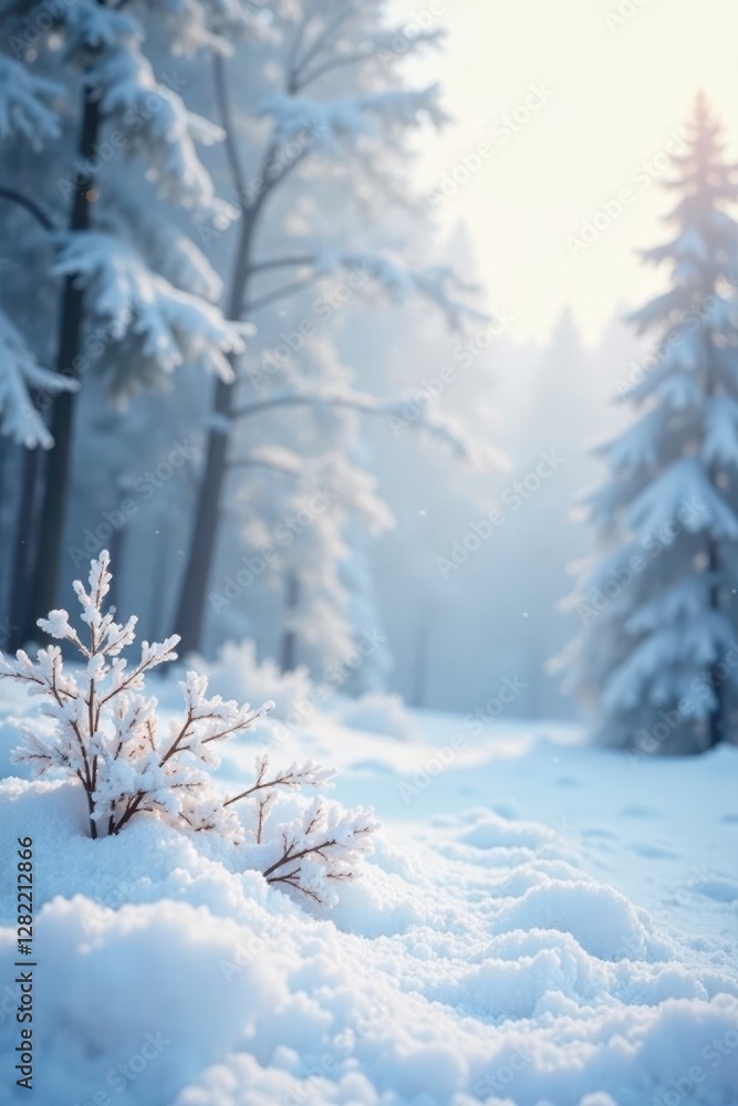 Soft white winter background, subtle sparkle, snowy scene, gentle, clean Soft white winter background, subtle sparkle, snowy scene, gentle, clean