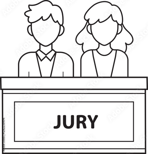 A group of Jury Jurors icon.