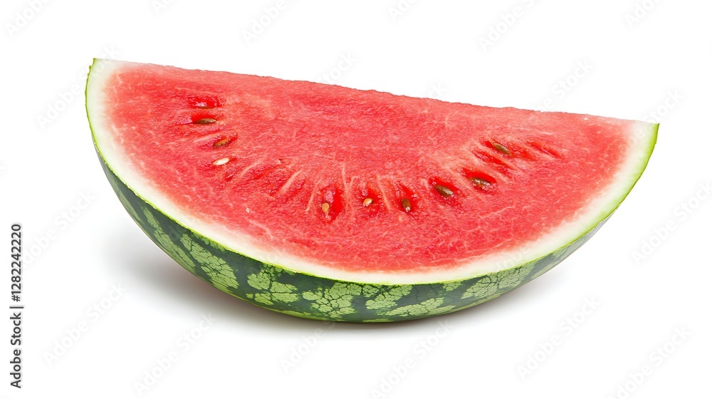 Refreshing Summer Delight Sliced Watermelon Juicy Fruit Segment Healthy Food Fresh Snack Isolated Piece Refreshing Summer Delight Sliced Watermelon Juicy Fruit Segment Healthy Food Fresh Snack Isolated Piece