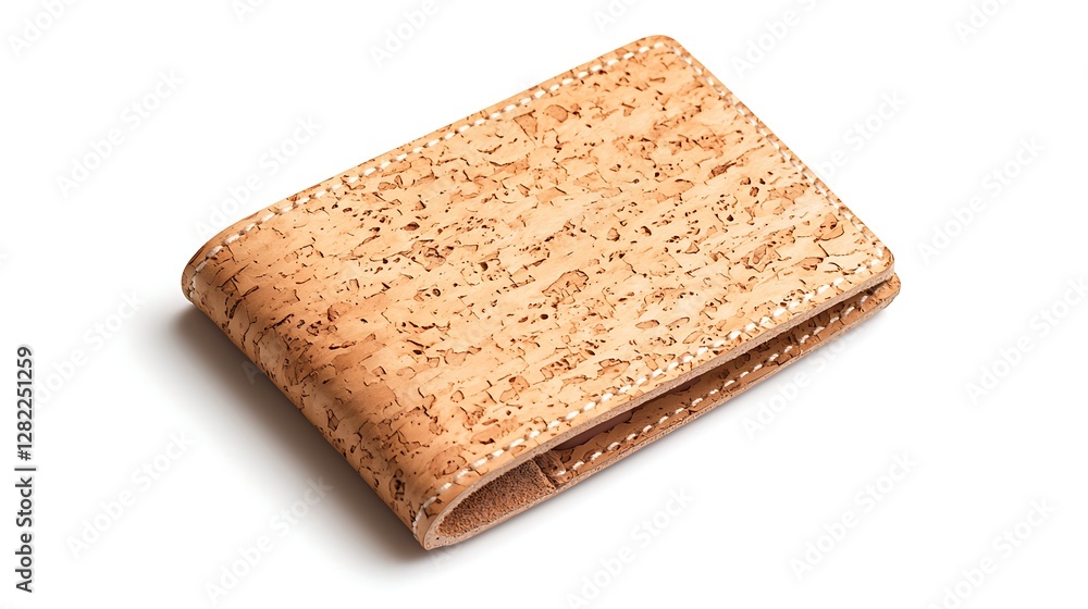 Stylish Cork Material Wallet for Accessories and Personal Finance Storage Needs Presentation Image Stylish Cork Material Wallet for Accessories and Personal Finance Storage Needs Presentation Image