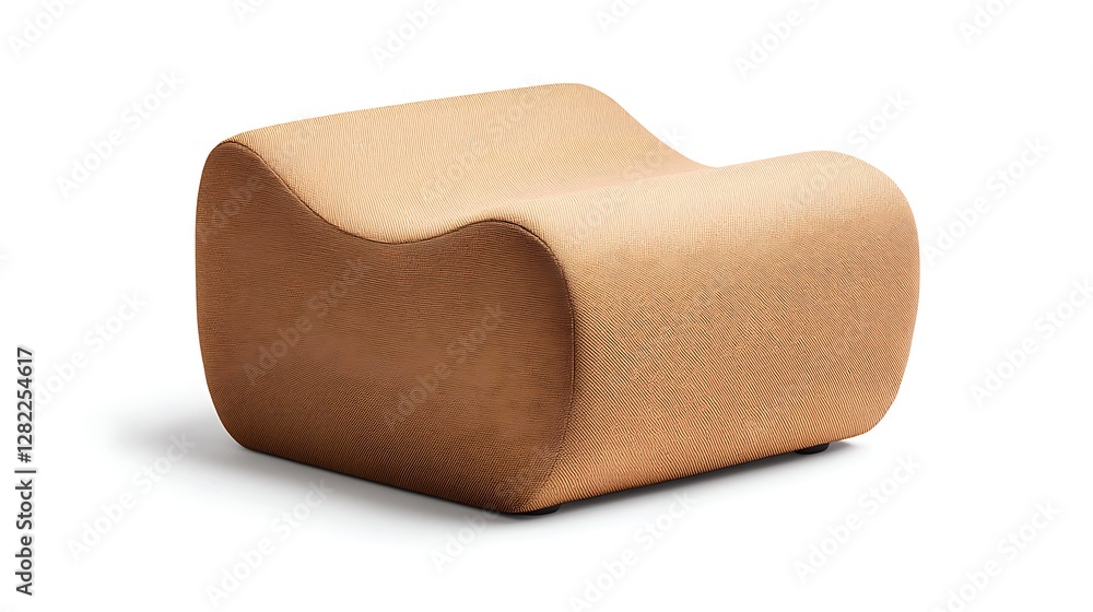 Fototapeta premium Unique Lounge Chair Design Indoor Home Furniture Modern Armchair Elegant Interior Cozy Comfort Relaxation Stylish