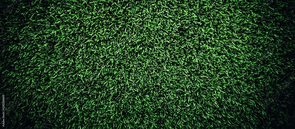 Obraz premium Green football soccer field grass texture background wallpaper with copy space