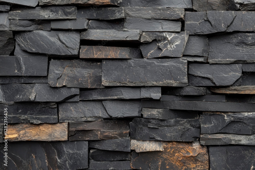 Dark gray and brown stone wall texture. Dark gray and brown stone wall texture.