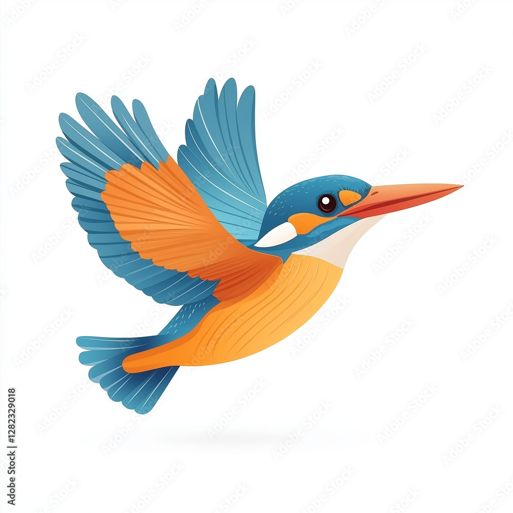 Fototapeta premium flying action bird