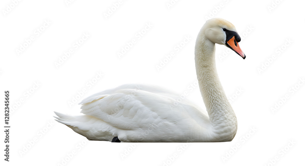 Fototapeta premium Elegant White Swan