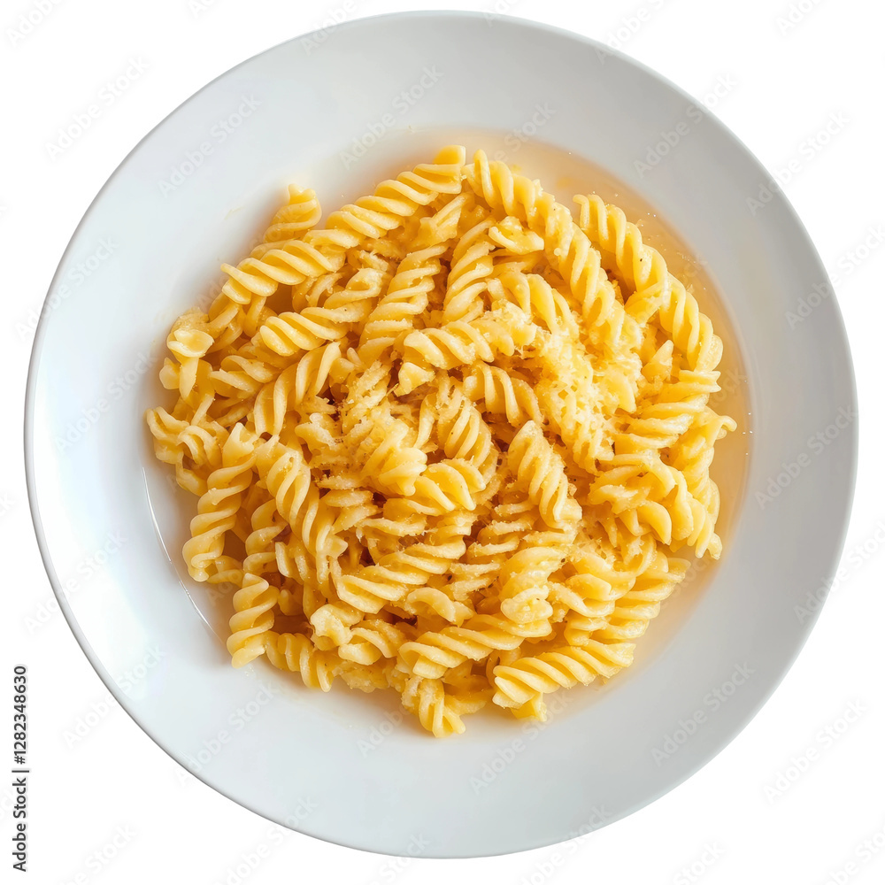 pasta on white pasta on white