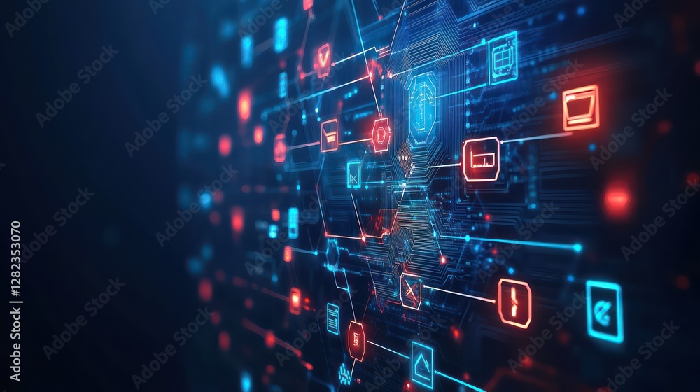 Secure digital network, data protection, global connectivity, background nodes