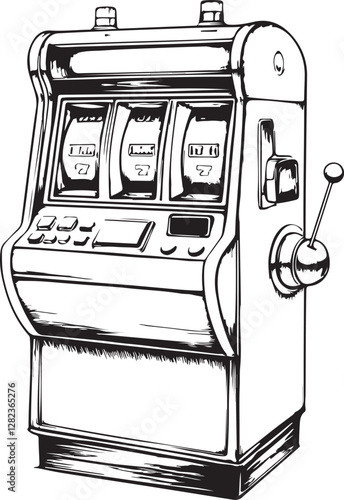 slot machine vector
