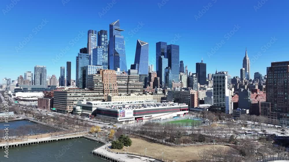 Downtown New York At Manhattan In New York United States. Highrise Buildings Scenery. Beautiful Cityscape. Downtown New York At New York United States. Winter Landscape. Downtown New York At Manhattan In New York United States. Highrise Buildings Scenery. Beautiful Cityscape. Downtown New York At New York United States. Winter Landscape.