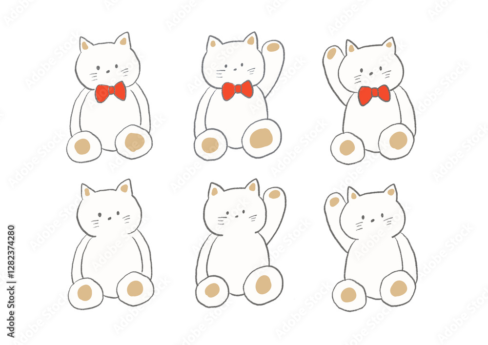 cat(white) cat(white)