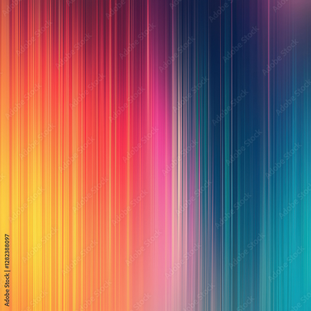 This is a colorful abstract graphic with overlapping stripes of red, orange, yellow, green, blue, purple, pink, and magenta The background is dark, highlighting the vibrant hues - AI-Generated This is a colorful abstract graphic with overlapping stripes of red, orange, yellow, green, blue, purple, pink, and magenta The background is dark, highlighting the vibrant hues - AI-Generated