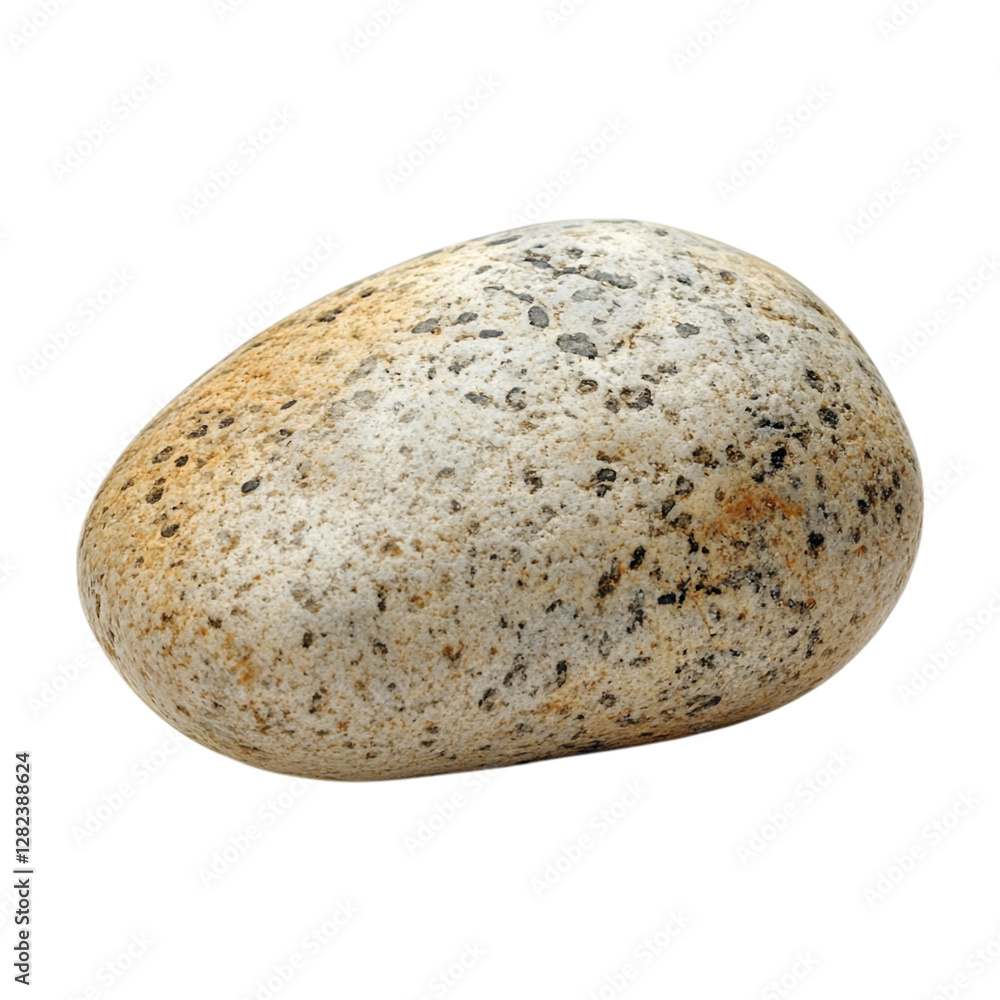 Smooth river stone with natural textures isolated on transparent background, Smooth river stone with natural textures isolated on transparent background,