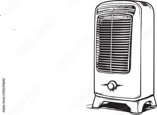 air cooler on white background