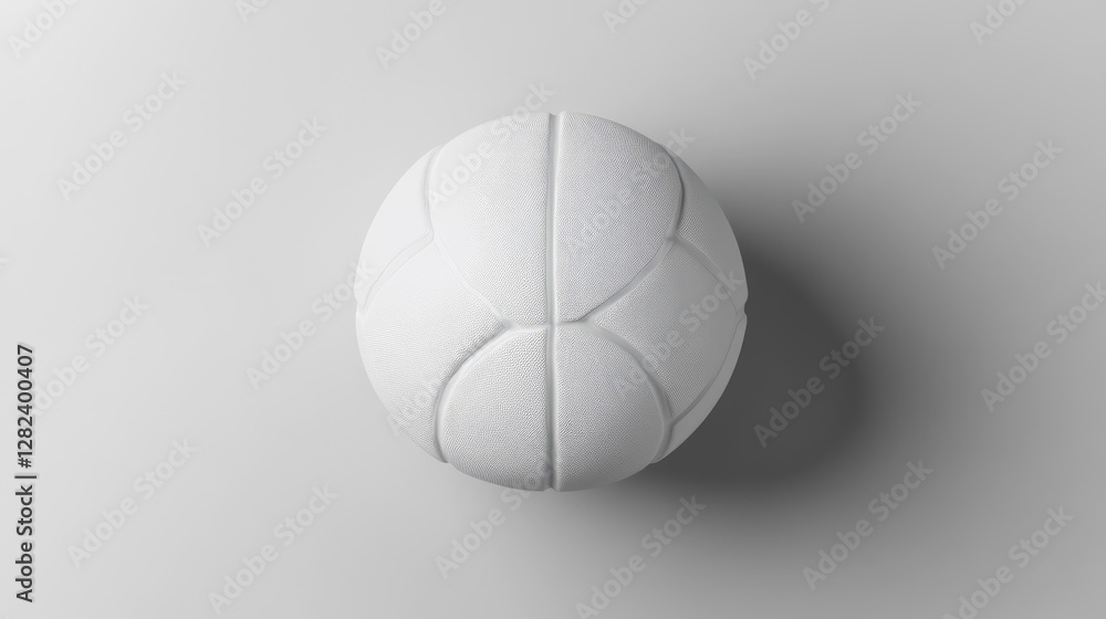 Realistic white volleyball, high-resolution mockup, perfect for branding or sports designs, top-view perspective. Realistic white volleyball, high-resolution mockup, perfect for branding or sports designs, top-view perspective.