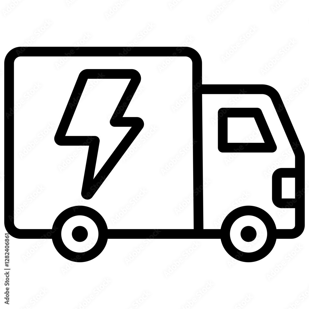 Fast Delivery Outline Icon Fast Delivery Outline Icon